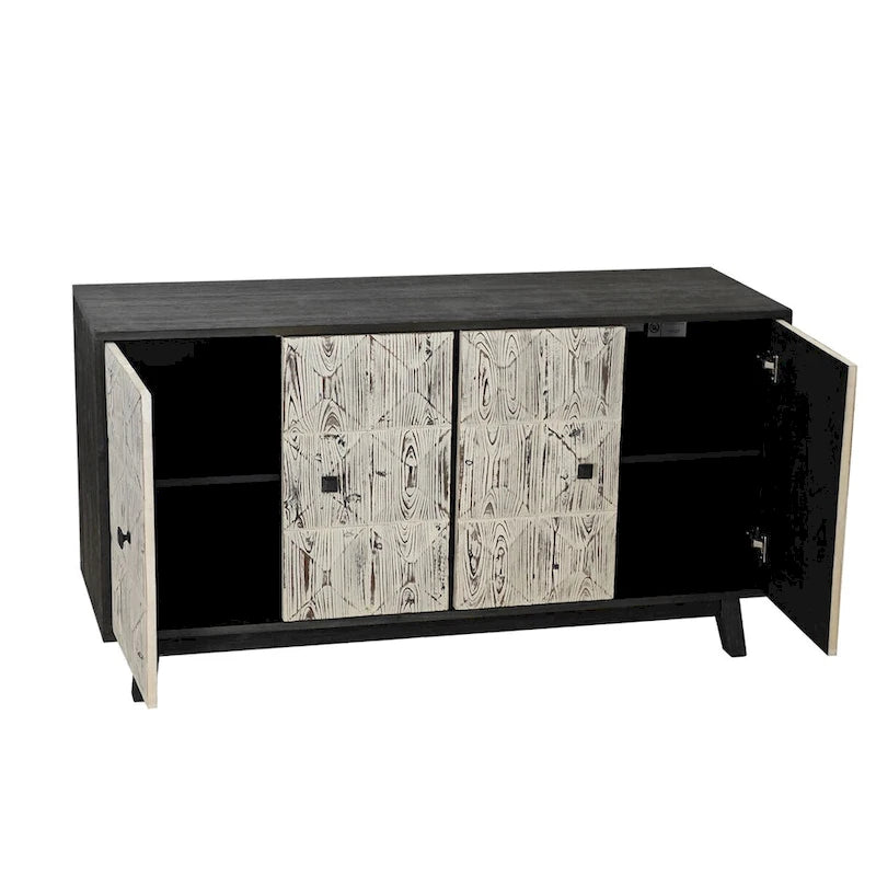 59.844 Doors Vintage Sideboard,Freestanding Sideboard Storage Cabinet