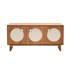 Studio London Orka Wide Modern Walnut Effect Cabinet Sideboard