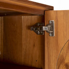 Studio London Orka Wide Modern Walnut Effect Cabinet Sideboard