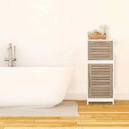 Stockholm Linen Storage Cabinet Vented Door and Drawer