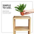 ToiletTree Products Deluxe Bamboo Freestanding 4-Tier Bathroom Organizing Shelf, Bathroom Organizer with Storage Shelves