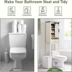 Farmhouse Over The Toilet Storage Cabinet, Cabinet Over Toilet