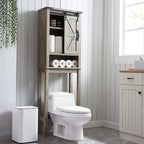 Farmhouse Over The Toilet Storage Cabinet, Cabinet Over Toilet