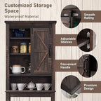 Farmhouse Over The Toilet Storage Cabinet, Cabinet Over Toilet