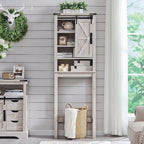 Farmhouse Over The Toilet Storage Cabinet, Cabinet Over Toilet