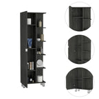 Linen Cabinet, Four Interior Shelves, Five External Shelves