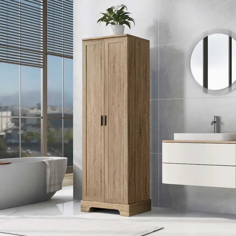 Storage Cabinet with Two Doors for Bathroom