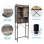 Over The Toilet Storage Cabinet - 9.25D x 25.4W x 67.7H