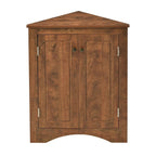 Bathroom Storage Cabinet with Adjustable Shelves Freestanding Floor Cabinet - 17.2L x 17.2W x 31.5H