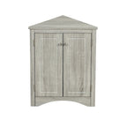 Bathroom Storage Cabinet with Adjustable Shelves Freestanding Floor Cabinet - 17.2L x 17.2W x 31.5H