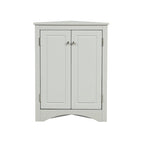 Bathroom Storage Cabinet with Adjustable Shelves Freestanding Floor Cabinet - 17.2L x 17.2W x 31.5H