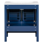 Bathroom Storage Cabinet with 2 Doors and a Drawer