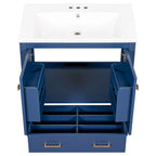 Bathroom Storage Cabinet with 2 Doors and a Drawer