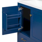 Bathroom Storage Cabinet with 2 Doors and a Drawer