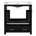 Bathroom Storage Cabinet with 2 Doors and a Drawer
