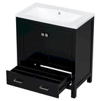 Bathroom Storage Cabinet with 2 Doors and a Drawer