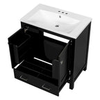 Bathroom Storage Cabinet with 2 Doors and a Drawer