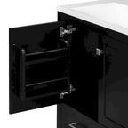 Bathroom Storage Cabinet with 2 Doors and a Drawer