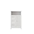 Bathroom storage cabinet with drawers and door