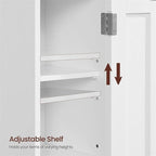 Small Bathroom Storage Corner Floor Cabinet