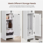Small Bathroom Storage Corner Floor Cabinet