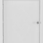 Modern Wooden Corner Tall Bathroom Storage Cabinet with Metal Handles