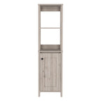 Bathroom Floor Cabinet,Bathroom Storage Cabinet,Two Interior Shelves,Two Open Shelves,Single Door