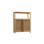 Large Capacity Bamboo Storage Cabinet Furniture