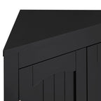 sideboard cabinet,corner cabinet,Bathroom Floor Corner Cabinet with Doors and Shelves, Kitchen, Living Room