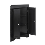 sideboard cabinet,corner cabinet,Bathroom Floor Corner Cabinet with Doors and Shelves, Kitchen, Living Room