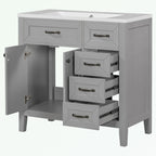 Bathroom Cabinet with Drawers and Sink Combo