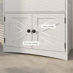 Farmhouse Bathroom Floor Cabinet