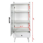 Bathroom Storage Cabinet with Adjustable Shelves