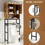 Mieres Over The Toilet Storage, 4-Tier Over-The-Toilet Space Saver Organizer Rack, Bathroom Organizer Over Toilet - N/A