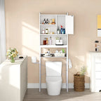 Mieres Over The Toilet Storage, 4-Tier Over-The-Toilet Space Saver Organizer Rack, Bathroom Organizer Over Toilet - N/A