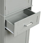 Tall Bathroom Storage Cabinet,Freestanding Storage Cabinet w/Drawers
