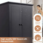 Bathroom Storage Cabinet with Drawers and Adjustable Shelf