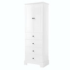 Bathroom Storage Cabinet with Drawers and Adjustable Shelf