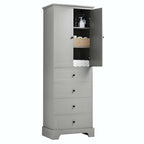 Bathroom Storage Cabinet with Drawers and Adjustable Shelf