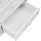 Tall Storage Cabinet with Three Drawers - N/A