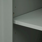 Bathroom Tall Storage Cabinet with Two Drawers
