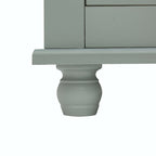 Bathroom Tall Storage Cabinet with Two Drawers