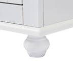 Tall Bathroom Storage Cabinet with Two Drawers and Two Doors