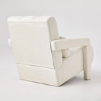 Modern Upholstered accent chair, Comfortable Linen Fabric with a pillow for Living room,bedroo,mLinen