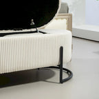 Storage Ottoman,Bedroom End Bench,Upholstered Fabric Storage Ottoman with Safety Hinge,Entryway Padded Footstool