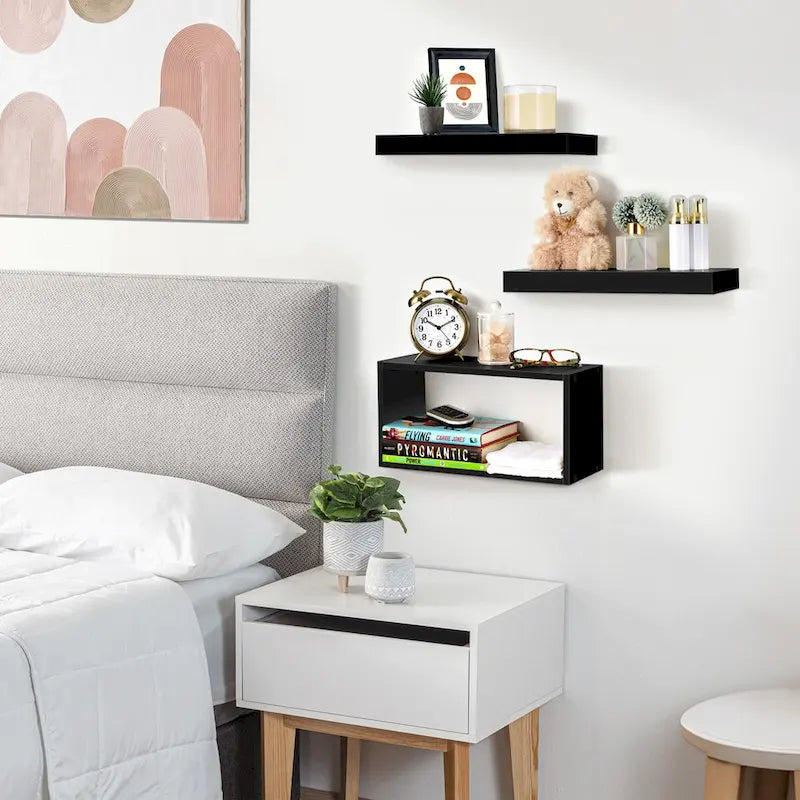 Sorbus Floating Shelves for Wall Set of 3 - 16 L X 5.5 W X 7.75H