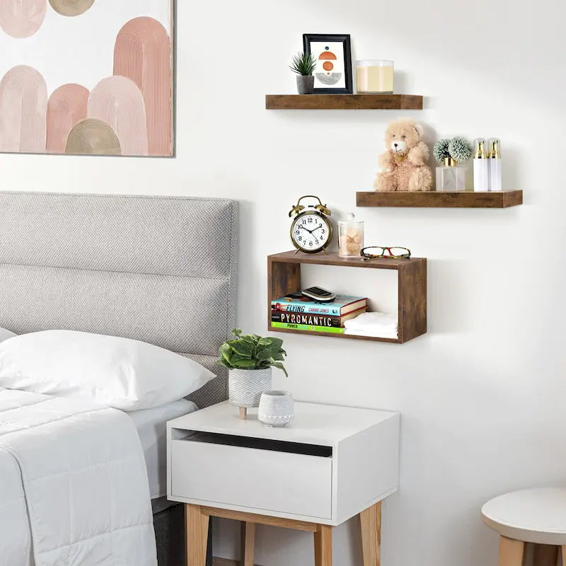 Sorbus Floating Shelves for Wall Set of 3 - 16 L X 5.5 W X 7.75H