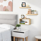 Sorbus Floating Shelves for Wall Set of 3 - 16 L X 5.5 W X 7.75H