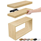 Sorbus Floating Shelves for Wall Set of 3 - 16 L X 5.5 W X 7.75H