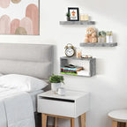 Sorbus Floating Shelves for Wall Set of 3 - 16 L X 5.5 W X 7.75H
